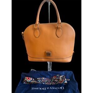 Dooney & Bourke Zip Zip Melon Saffiano Leather Satchel